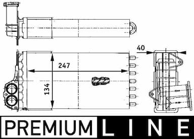 Siltummainis, Salona apsilde MAHLE AH 88 000P 1