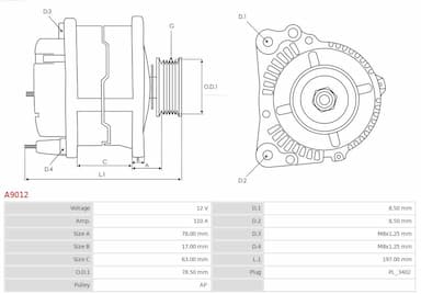 Ģenerators AS-PL A9012 5