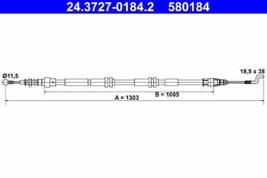 Trose, Stāvbremžu sistēma ATE 24.3727-0184.2 1