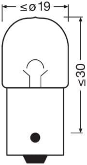 Kvēlspuldze ams-OSRAM 5008-2BL 3