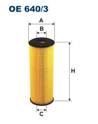 Eļļas filtrs FILTRON OE 640/3 1