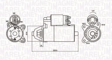 Starteris MAGNETI MARELLI 063721336010 1