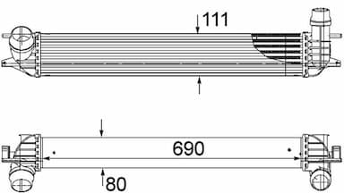 Starpdzesētājs MAHLE CI 155 000P 2