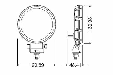 Atpakaļgaitas signāla lukturis ams-OSRAM LEDDL108-WD 3