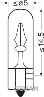 Kvēlspuldze ams-OSRAM 2722 2