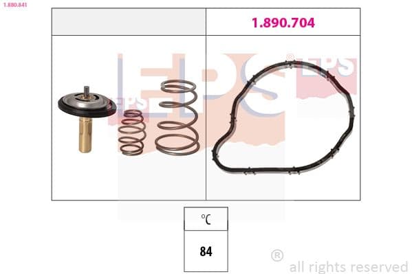 Termostats, Dzesēšanas šķidrums EPS 1.880.841 1