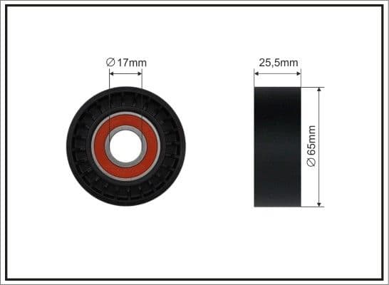 Spriegotājrullītis, Ķīļrievu siksna CAFFARO 327-00 1