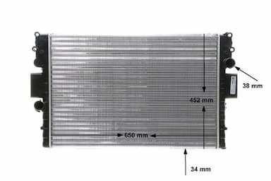 Radiators, Motora dzesēšanas sistēma MAHLE CR 1551 000S 14