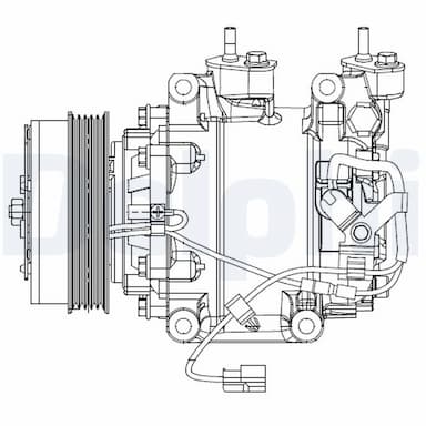 Kompresors, Gaisa kond. sistēma DELPHI CS20510 1