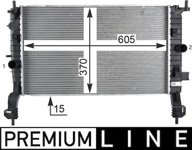 Radiators, Motora dzesēšanas sistēma MAHLE CR 2119 000P 1