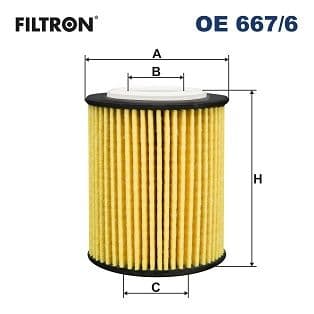 Eļļas filtrs FILTRON OE 667/6 1