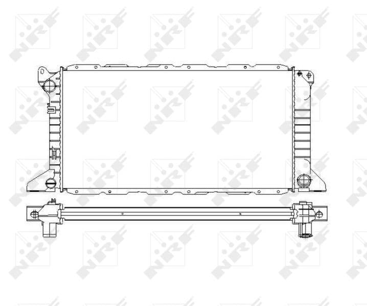 Radiators, Motora dzesēšanas sistēma NRF 54754 1