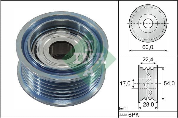 Parazīt-/Vadrullītis, Ķīļrievu siksna Schaeffler INA 532 0900 10 1