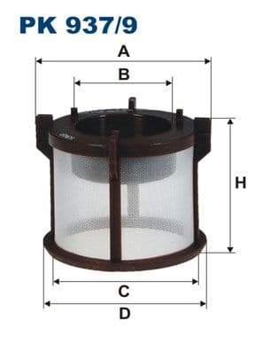 Degvielas filtrs FILTRON PK 937/9 1