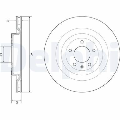 Bremžu diski DELPHI BG9126C 1