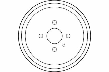 Bremžu trumulis TRW DB4229 2