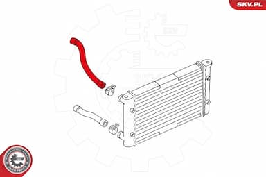 Radiatora cauruļvads ESEN SKV 24SKV361 4