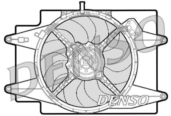 Ventilators, Motora dzesēšanas sistēma DENSO DER01001 1