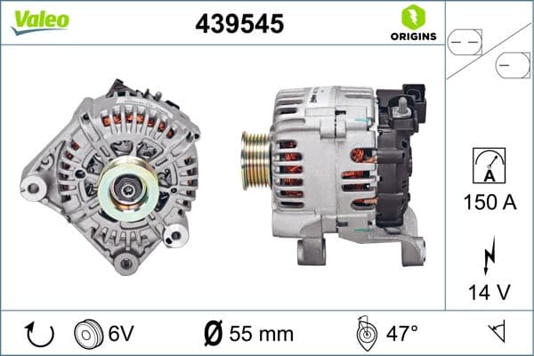 Ģenerators VALEO 439545 1