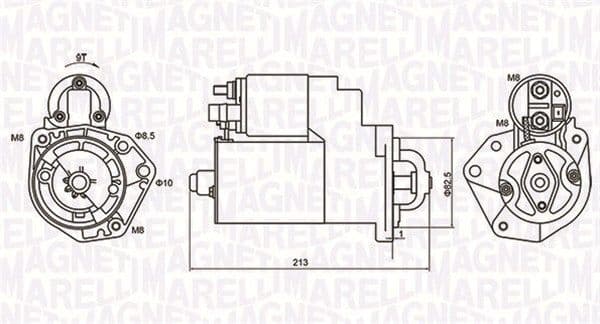 Starteris MAGNETI MARELLI 063720880010 1