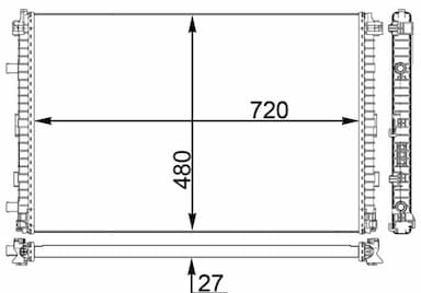 Zemas temperatūras dzesētājs, Starpdzesētājs MAHLE CIR 24 000P 2