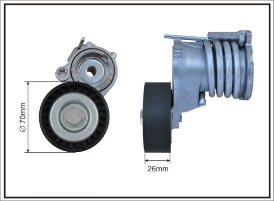 Spriegotājsvira, Ķīļrievu siksna CAFFARO 127100SP 1