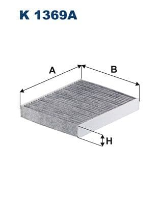 Filtrs, Salona telpas gaiss FILTRON K 1369A 1