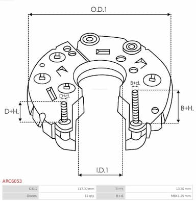 Taisngriezis, Ģenerators AS-PL ARC6053 3