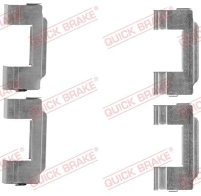 Piederumu komplekts, Disku bremžu uzlikas QUICK BRAKE 109-1646 1