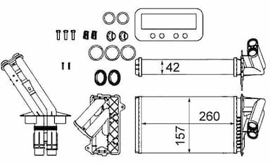 Siltummainis, Salona apsilde MAHLE AH 103 000S 2