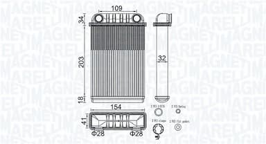 Siltummainis, Salona apsilde MAGNETI MARELLI 350218512000 1