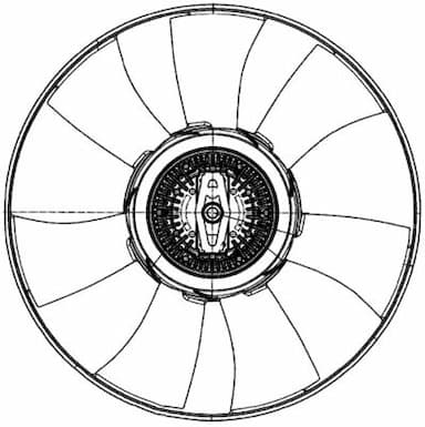 Ventilators, Motora dzesēšanas sistēma MAHLE CFF 500 000P 2