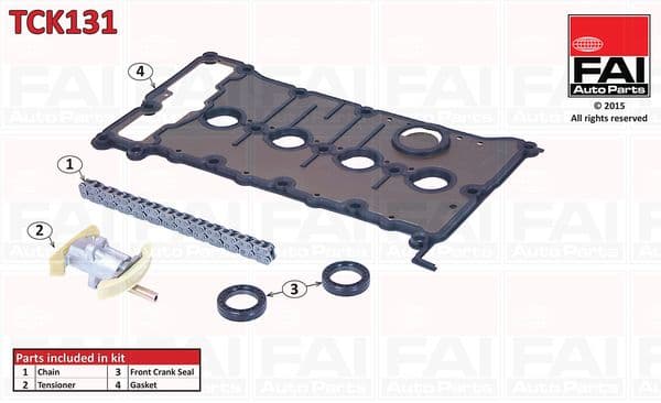 Sadales vārpstas piedziņas ķēdes komplekts FAI AutoParts TCK131 1