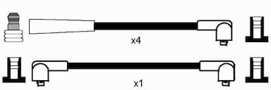 Augstsprieguma vadu komplekts NGK 0759 2