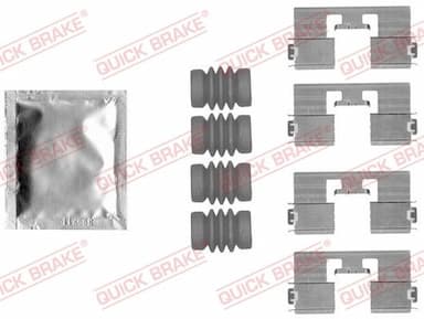 Piederumu komplekts, Disku bremžu uzlikas QUICK BRAKE 109-1818 1