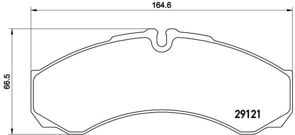 Bremžu uzliku kompl., Disku bremzes BREMBO P A6 017 1