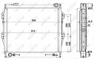 Radiators, Motora dzesēšanas sistēma NRF 52091 1