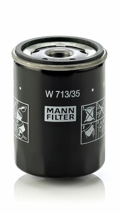 Eļļas filtrs MANN-FILTER W 713/35 1