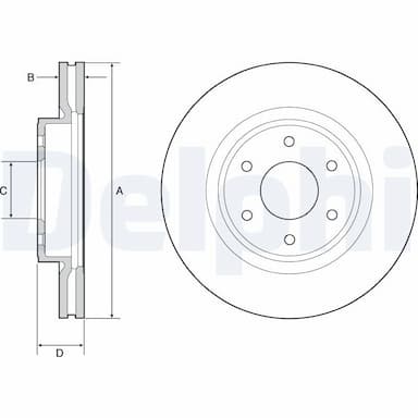 Bremžu diski DELPHI BG4941 1