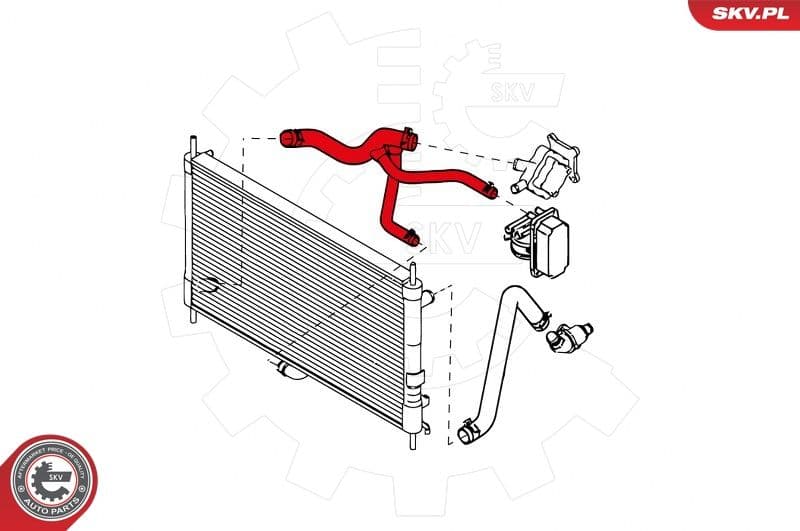 Radiatora cauruļvads ESEN SKV 24SKV338 1