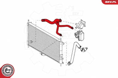 Radiatora cauruļvads ESEN SKV 24SKV338 1