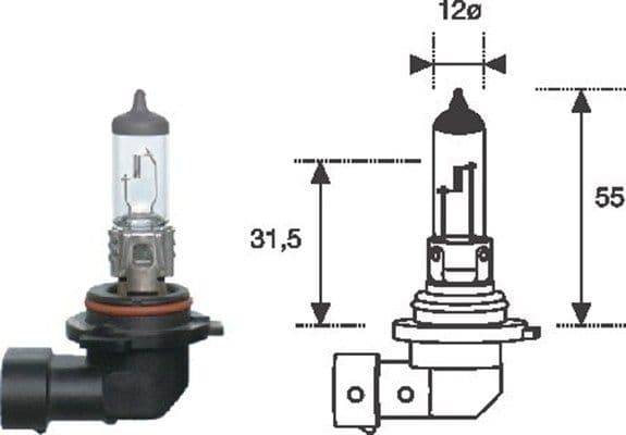 Kvēlspuldze MAGNETI MARELLI 002577300000 1