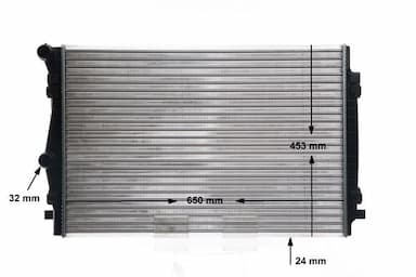 Radiators, Motora dzesēšanas sistēma MAHLE CR 2055 001S 12