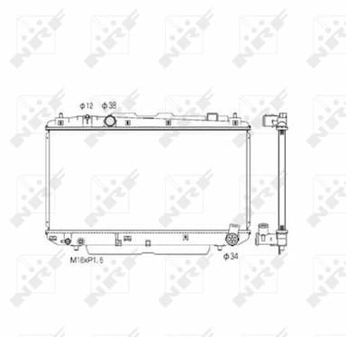 Radiators, Motora dzesēšanas sistēma NRF 53572 4