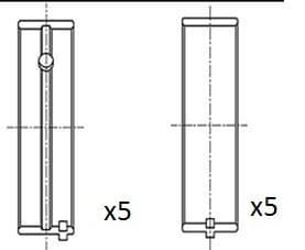 Kloķvārpstas gultnis FAI AutoParts BM1069-STD 1