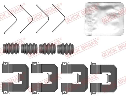 Piederumu komplekts, Disku bremžu uzlikas QUICK BRAKE 109-0160 1