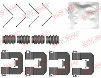 Piederumu komplekts, Disku bremžu uzlikas QUICK BRAKE 109-0160 1