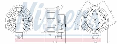 Salona ventilators NISSENS 87787 6