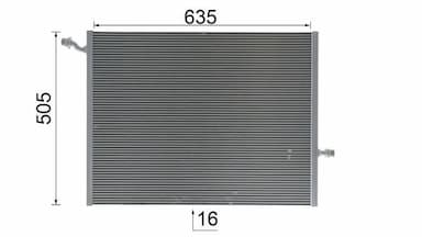 Radiators, Motora dzesēšanas sistēma MAHLE CR 2099 000P 10