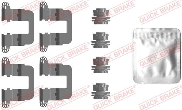 Piederumu komplekts, Disku bremžu uzlikas QUICK BRAKE 109-0106 1